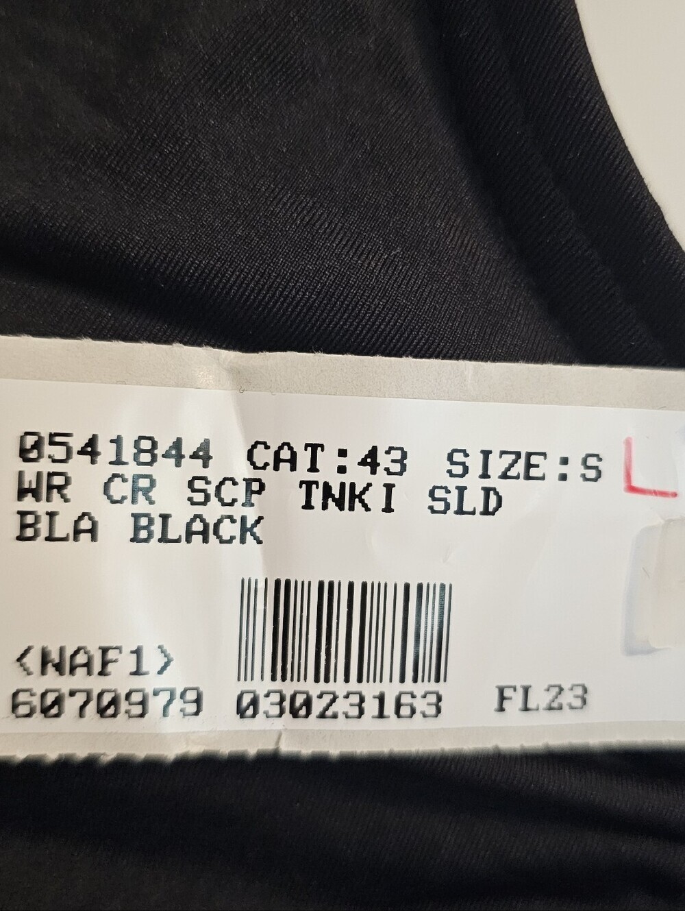 Lands' End Tankini Black Scoop Neck Women's NWT Size SMALL - Picture 3 of 5